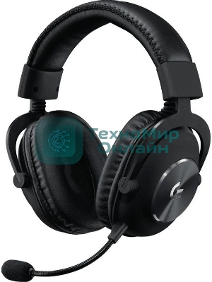 Гарнитура Logitech G Pro X Gaming Headset чёрный, проводная, USB/3.5 мм