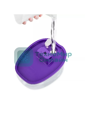 Отпариватель Kitfort КТ-989 фиолетовый/белый, 1630 Вт, 20 г/мин, 300 мл