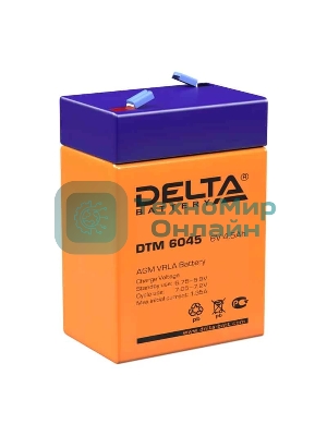 Батарея для ИБП Delta DTM 6045 (6V 4.5Ah)