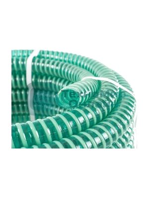 Шланг Зубр напорно-всасывающий со спиралью ПВХ, 3 атм, 25мм х 15м [40325-25-15]