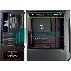 Компьютерный корпус Ginzzu CL120 ATX