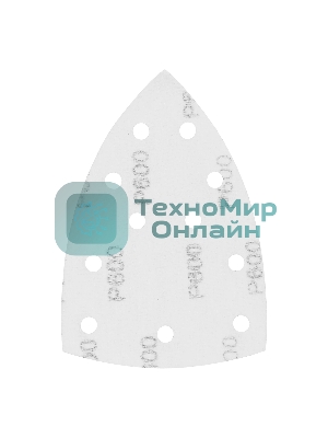 Треугольник абразивный Denzel на ворc. подложке под 