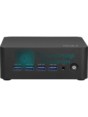 Мини ПК MSI Cubi Z AI 8M-008XRU Ryzen 5 8645HS (4.3) 16Gb SSD 512Gb 760M без ОС WiFi BT 120W (9S6-B03231-019)