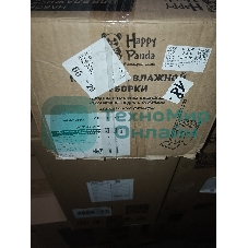 (Поврежденная упаковка) Набор для влажной уборки HP-MB08G Happy Panda с ведром с механизмом отжатия и насадкой графитовый