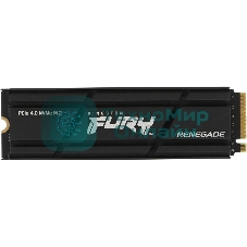 Накопитель SSD Kingston Fury Renegade, 4Tb, PCIe 4.0 x4, M.2 2280, NVMe, R/W 7300/7000, с радиатором