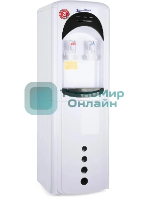 Кулер для воды Aqua Work 17-LDR, верхняя загрузка, нагрев 90 °С, охлаждение 12 °С, белый/черный