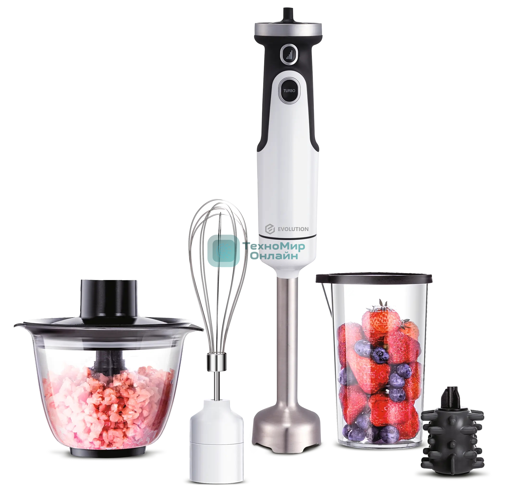 Блендер EVOLUTION HBS-0651 белый