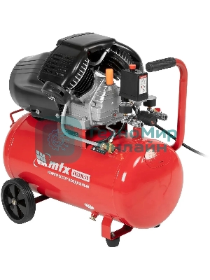 Компрессор воздушный MTX КК-2200/50, 2,2 кВт, 350 л/мин, 50 л, прямой привод, масляный