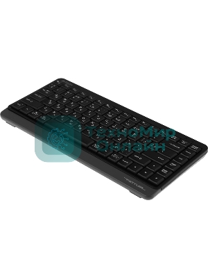 Клавиатура беспроводная A4Tech Fstyler FBK11, USB, Bluetooth/Радиоканал, черный/серый