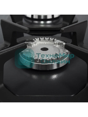 Газовая варочная панель Maunfeld EGHG.64.2CB/G, 4 конфорки, закаленное стекло, черный