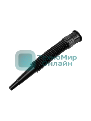 Воронка пластиковая Denzel 160 мм с металлическим ситом, непроливайкой и гибким наконечником