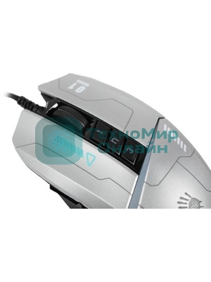 Мышь проводная A4Tech Bloody W60 Max серый/черный, 10000 dpi, USB, кнопки - 10
