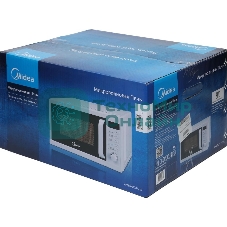 Микроволновая печь Midea AM820CUK-W белый, 20 л, 800 Вт, переключатели - кнопки, поворотный механизм
