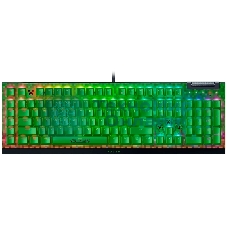 Клавиатура Razer BlackWidow V4 X Green Switch Minecraft Edition проводная, USB Type-A, зеленый