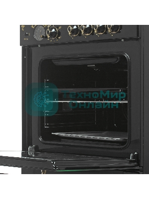 Плита газовая Gefest ПГ 6100-03 0179 черный, конфорок 4 шт, духовка 52 л, 60 см x 85 см x 60 см