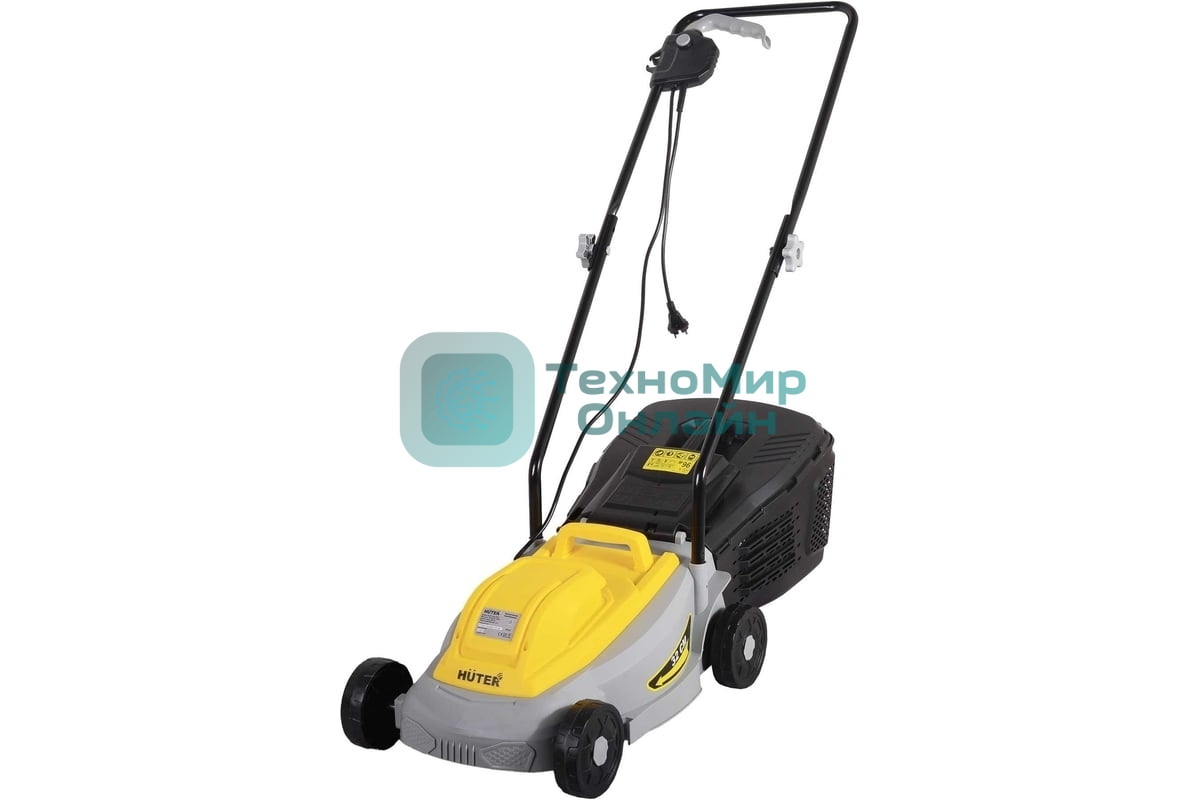 Газонокосилка электрическая Huter ELM-11А32 Grey, от сети, 1100 Вт