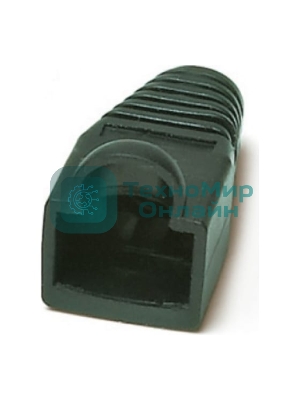 Изолирующий колпачок Hyperline BOOT-BK-10 для разъемов RJ-45, черный (10 шт.)