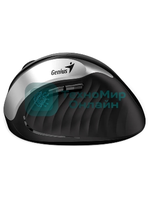 Мышь беспроводная Genius Ergo 8250S серебристый, 1600 dpi, радиоканал, USB, кнопки - 6