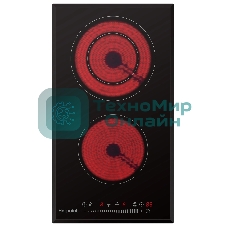 Электрическая варочная поверхность Hotpoint HR 3O4 BAS, независимая, черный