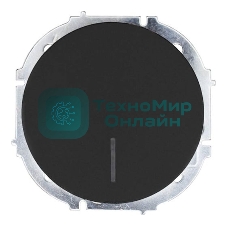 Выключатель 1-кл. СП OSEN 10А IP20 с подсветкой механизм черный бархат LEZARD 743-4288-111