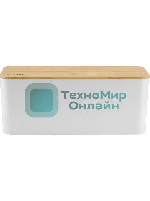 Органайзер Cactus CS-BOX-WH белый/бамбук