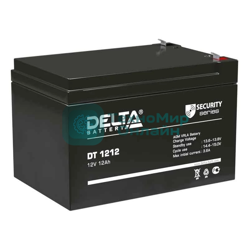 Батарея для ИБП Delta DT 1212 (12V, 12Ah)