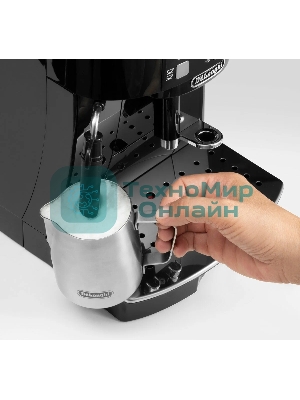 Кофемашина автоматическая DeLonghi ECAM 22.114B черный, исп. кофе - молотый/зерновой, 1.8 л, 1450 Вт, 15 бар