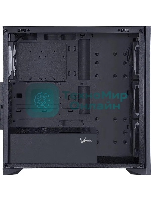 Компьютерный корпус Aerocool / Formula TimberLine T0 черный без БП mATX 6x120мм 6x140мм 2xUSB3.0 audio