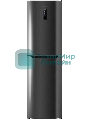 Холодильник Atlant ХМ-4623-159-ND черный металлик двухкамерный 187/125л морозилка снизу, No Frost