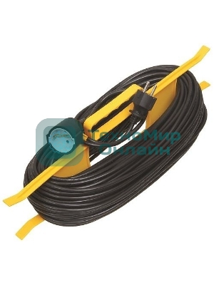 Удлинитель-шнур на рамке IEK 1х20 м 6А IP44 УР20 2х0.75 WKF20-06-01-20