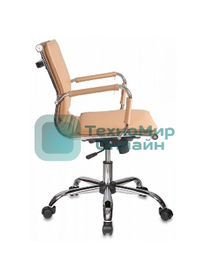 Кресло Бюрократ CH-993-Low/Camel светло-коричневый, экокожа