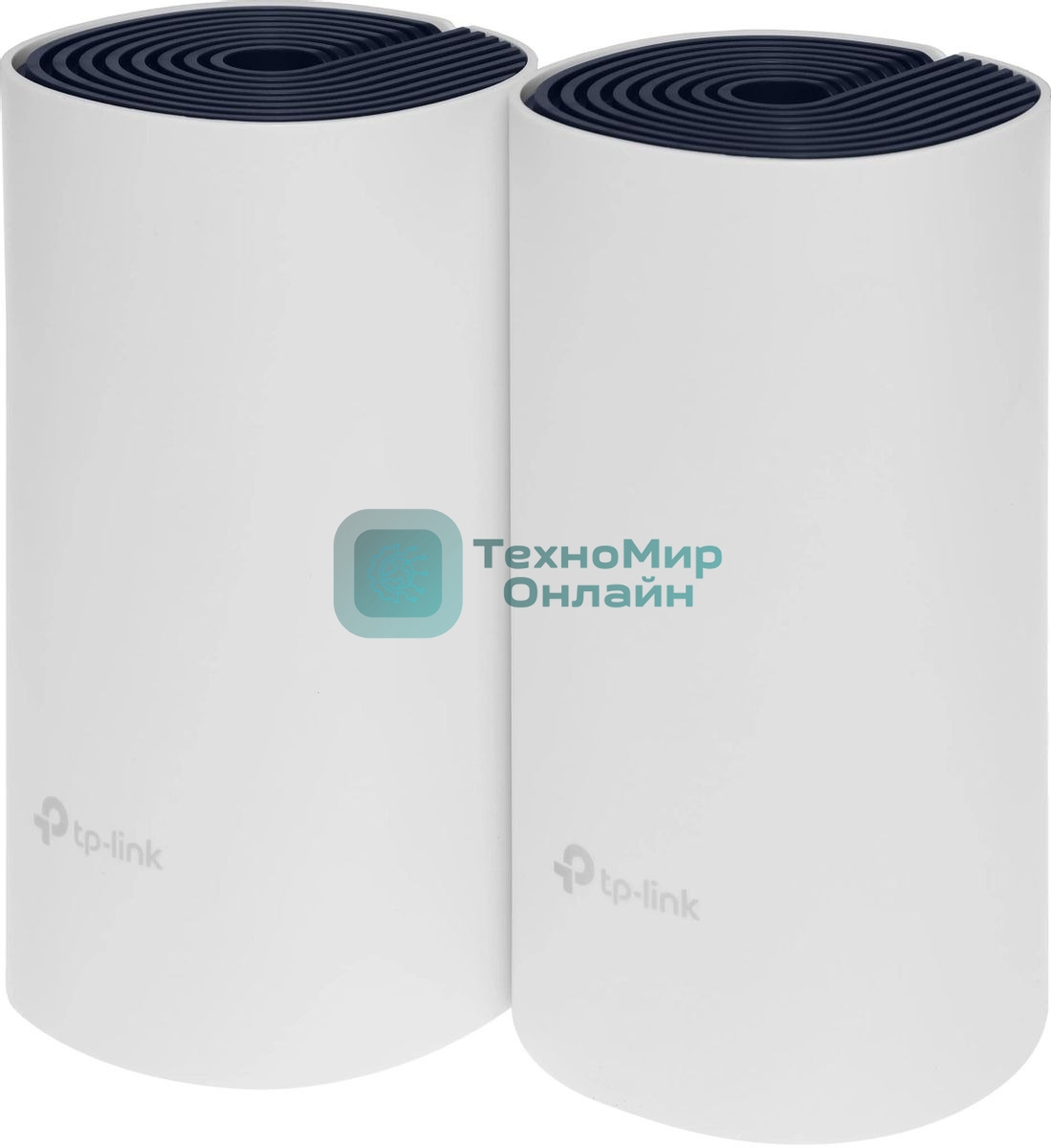 Бесшовный Mesh роутер TP-Link DECO P9 (2-PACK) AC1200 10/100/1000BASE-TX белый (упак.:2шт)