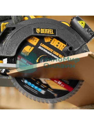 Пильный диск по ламинату Denzel ф185 х 30 мм, 60 зубьев