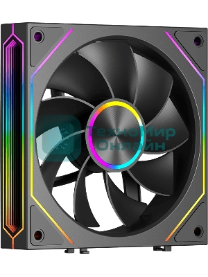 Вентилятор для корпуса PcCooler F3 X120R BK Reverse ARGB 120х120x25 черный 4-pin 28.4дБ (F3 X120R ARGB BK) Ret