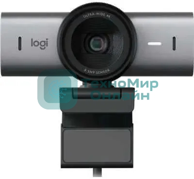 Веб-камера Logitech MX Brio черный 8.5Mpix (3840x2160) USB3.0 с микрофоном (960-001549)