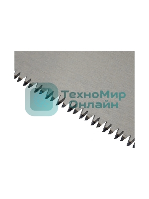 Ножовка по дереву Denzel 500 мм, 9 TPI, зуб 3D, двухкомпонентная рукоятка