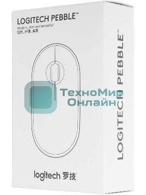 Мышь беспроводная Logitech Pebble M350 розовый, 1000 dpi, радиоканал, Bluetooth, USB, кнопки - 3