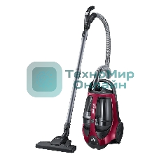 Пылесос Samsung VCC885FH3P красный, 430/2200 Вт, уборка сухая, пылесборник двойная камера 2л