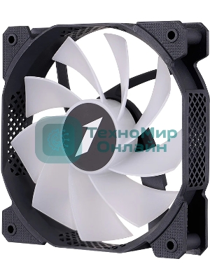 Вентилятор для корпуса 1STPLAYER F7R Black F7R-BK 120mm, 600-1800rpm, 56.34CFM, 36.99dBa, BULK