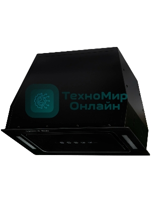 Вытяжка встраиваемая Zigmund & Shtain K 014.5 B черный, 52 см, 1100 куб. м/ч, 62 дБ