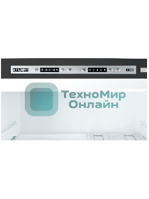 Холодильник Atlant ХМ 6624-189 серебристый двухкамерный 228/119 л морозилка снизу, капельная система