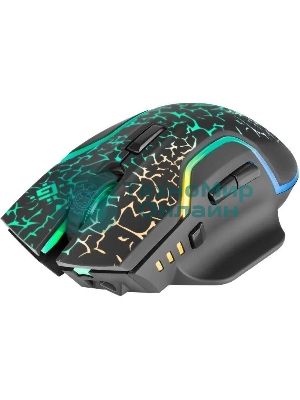 Мышь беспроводная Defender Oneshot GM-067 черный, 3200 dpi, радиоканал, USB, кнопки - 7