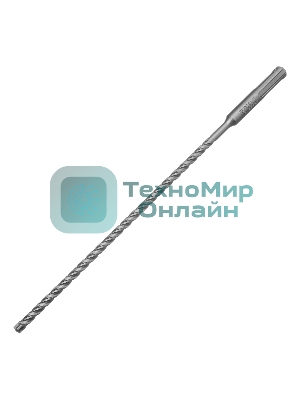 Бур по бетону Denzel цельная крестовая пластина, 6x265 мм, SDS PLUS