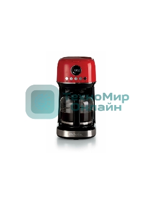 Кофеварка капельная Ariete 00M139600AR0 красный, молотый, 1,5 л. 900 Вт
