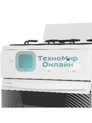 Плита комбинированная Flama CK 2202 W белый, конфорок 2 шт, духовка 30 л, 50 см x 85 см x 38 см