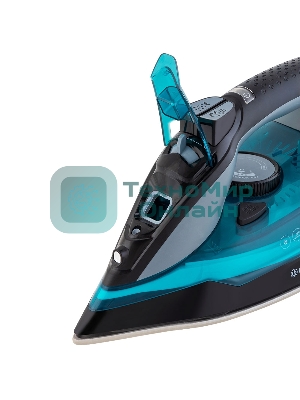 Утюг Endever DELTA-234 черный/лазурно-синий, 2400 Вт, 35 г/мин, 145 г/мин, 350 мл