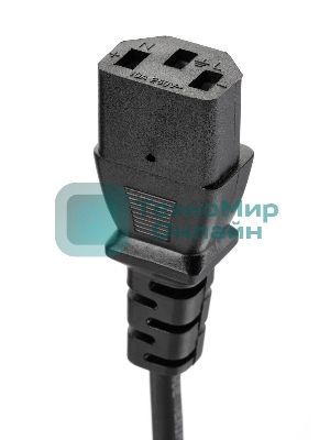 Кабель компьютер-розетка 220V EURO VDE 3G*1.0мм2 медь TELECOM TE021-CU 1,8м