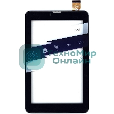 Сенсорное стекло (тачскрин) для Irbis TZ752, черное с рамкой