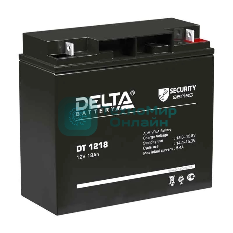 Батарея для ИБП Delta DT 1218 (12V, 18Ah)