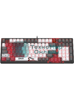 Клавиатура A4Tech Bloody S98 Naraka BLMS Plus проводная, USB Type-A, чёрный/красный